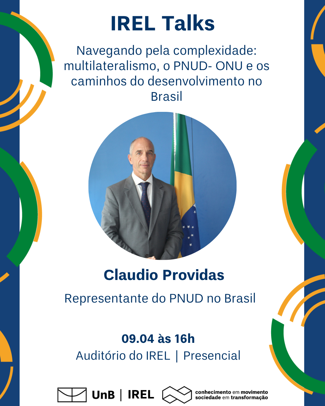 Flyer Palestrante Claudio