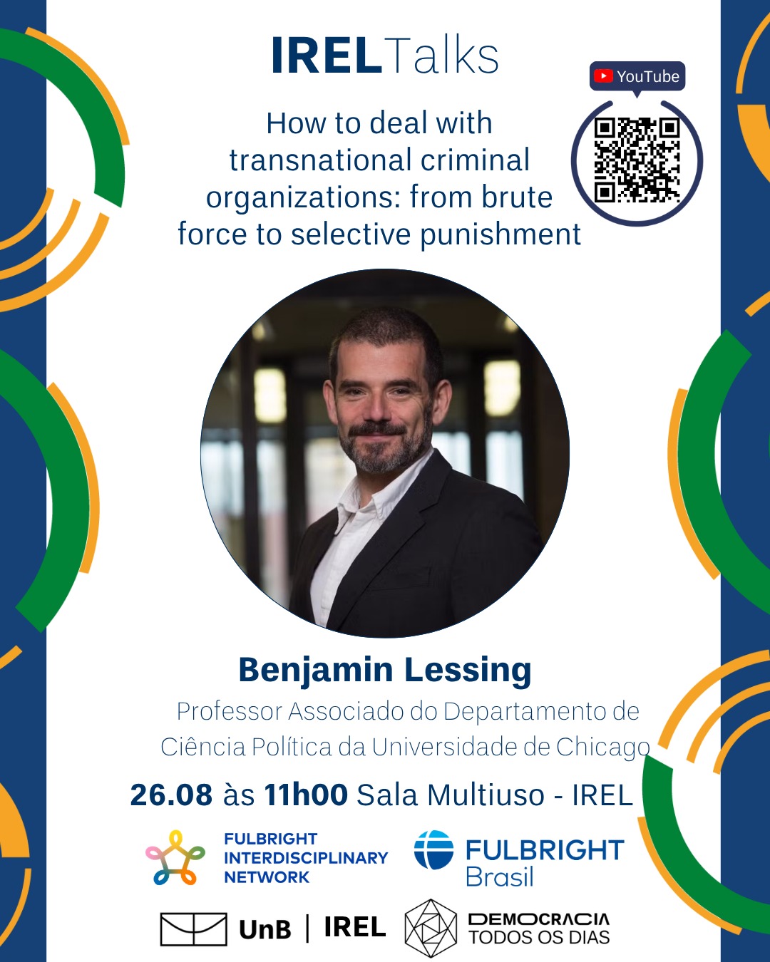 Flyer Palestrante Benjamin Lessing